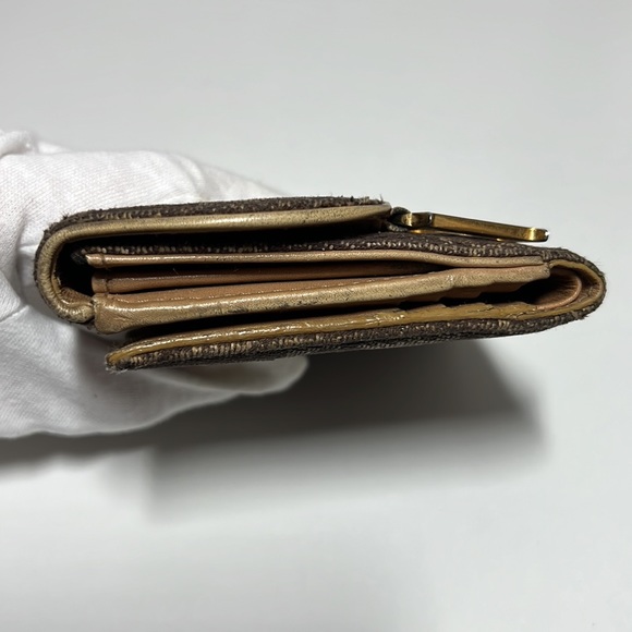 Christian Dior Trotter Saddle Canvas Leather Bifold Wallet - Picture 6 of 17